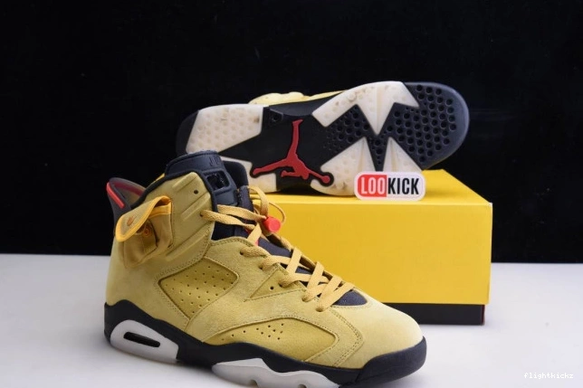 X CN1084-300 YELLOW 6 SCOTT AIR JORDAN TRAVIS 0821